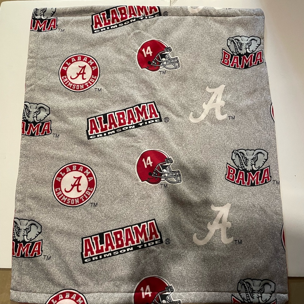 Alabama Crimson Tide Gray Fleece Blanket